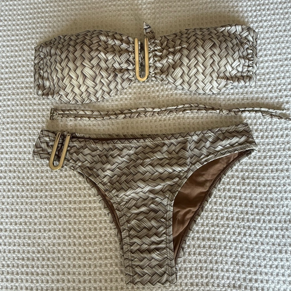 Stylish Woven Bikini Set